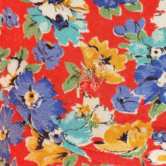 Vintage Paul Reeves for The Universal Witness Made in England 1960s Floral Tunic - Picture 8 of 9